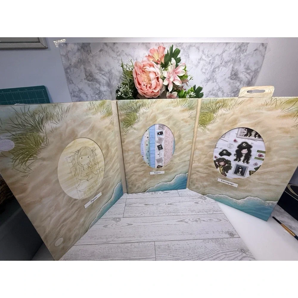 Santoro Gorjuss Tri Fold A4 Ultimate‎ Die Cut and Paper Pack Postal Theme NIB